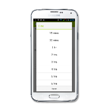 logtempo Android times screenshot